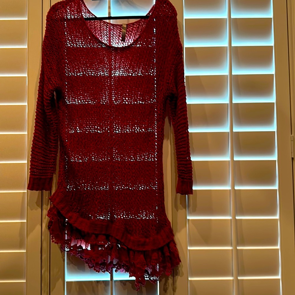 Tunic top overlay size small